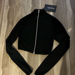 Pretty Little Thing Zip-Up Crop Top
